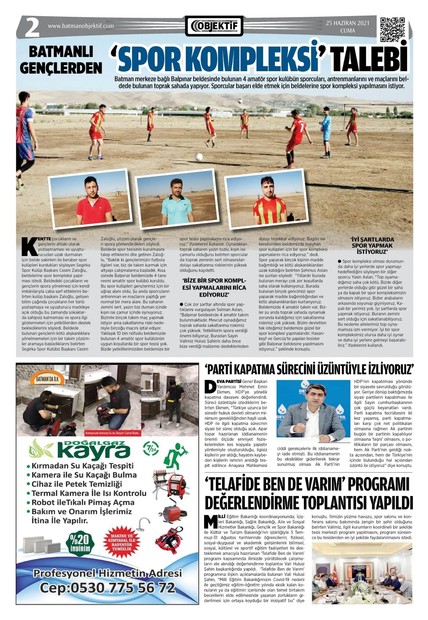 24.06.2021 tarihli sayı, 2. sayfa