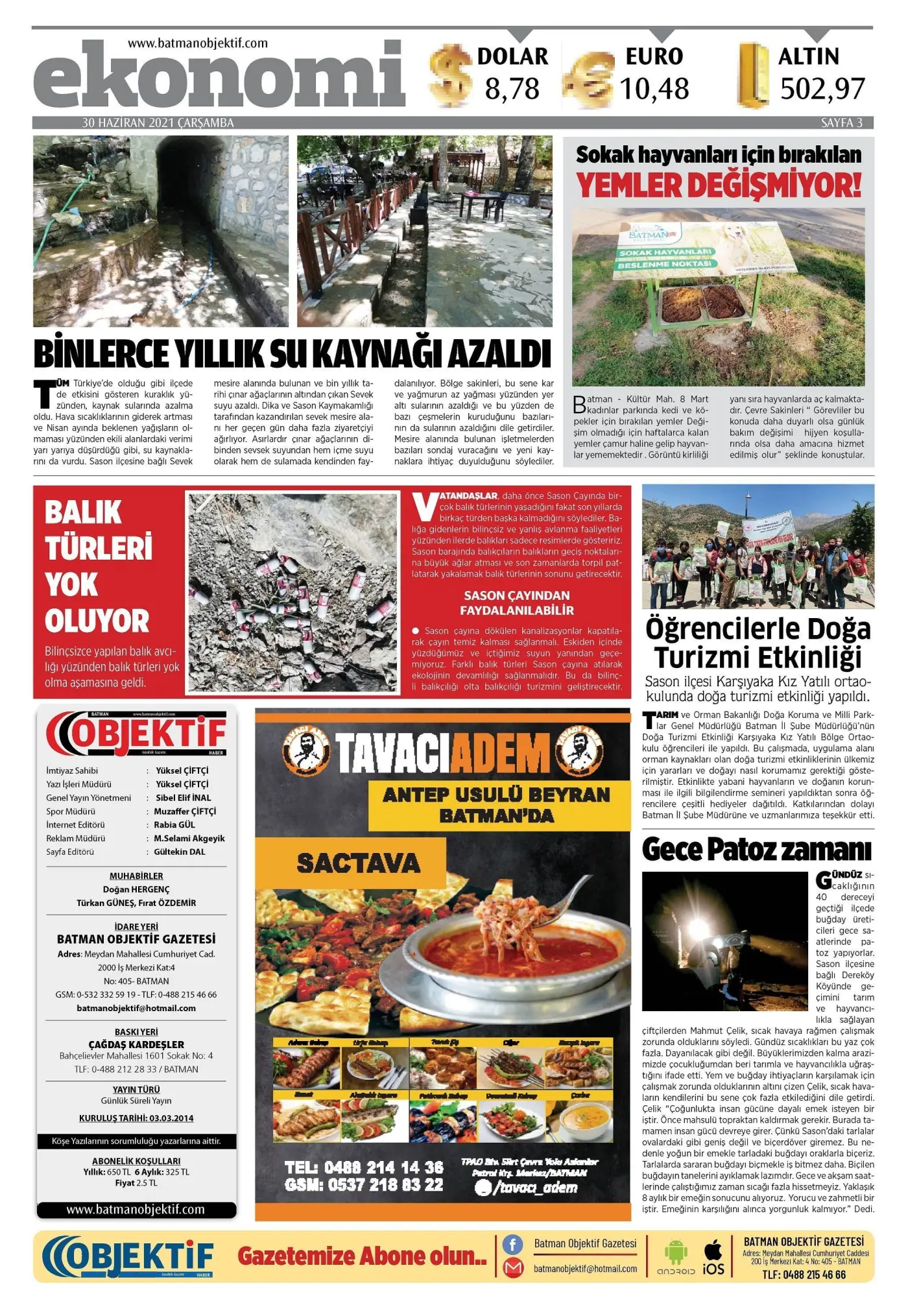 29.06.2021 tarihli sayı, 3. sayfa