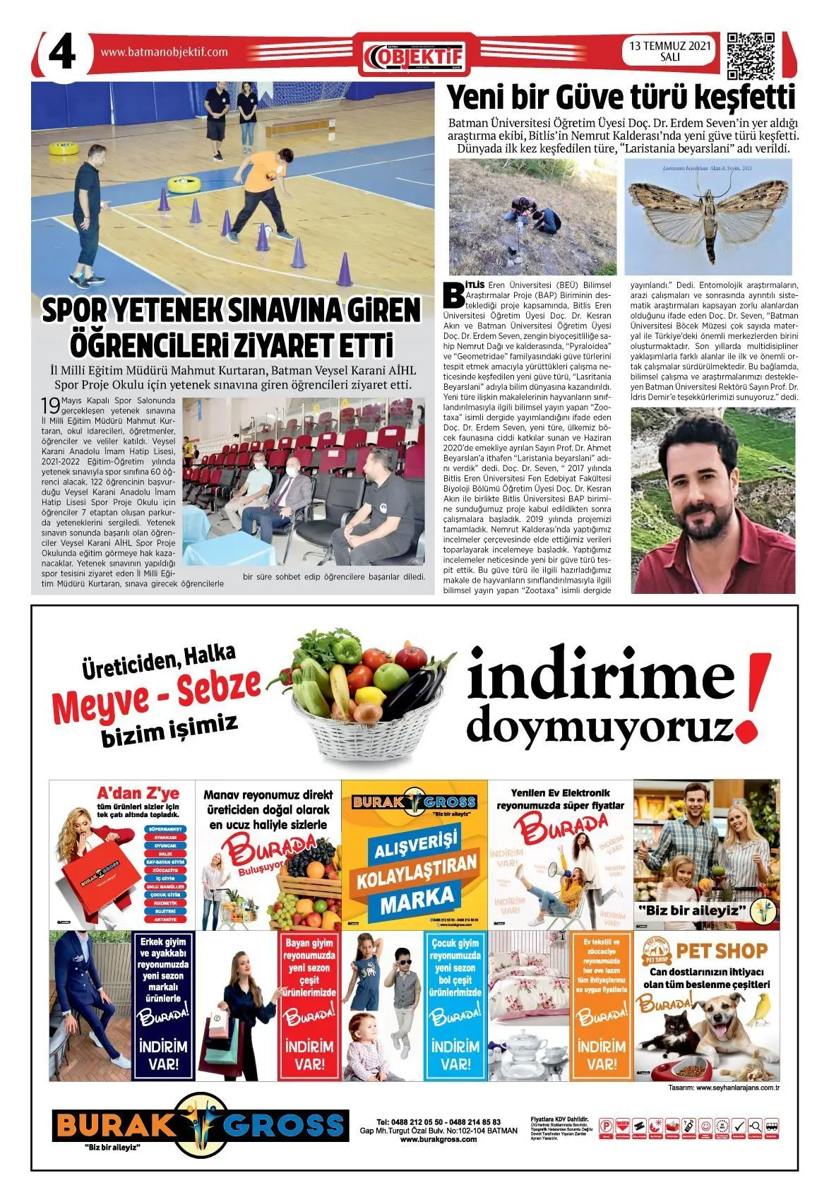 13.07.2021 tarihli sayı, 4. sayfa