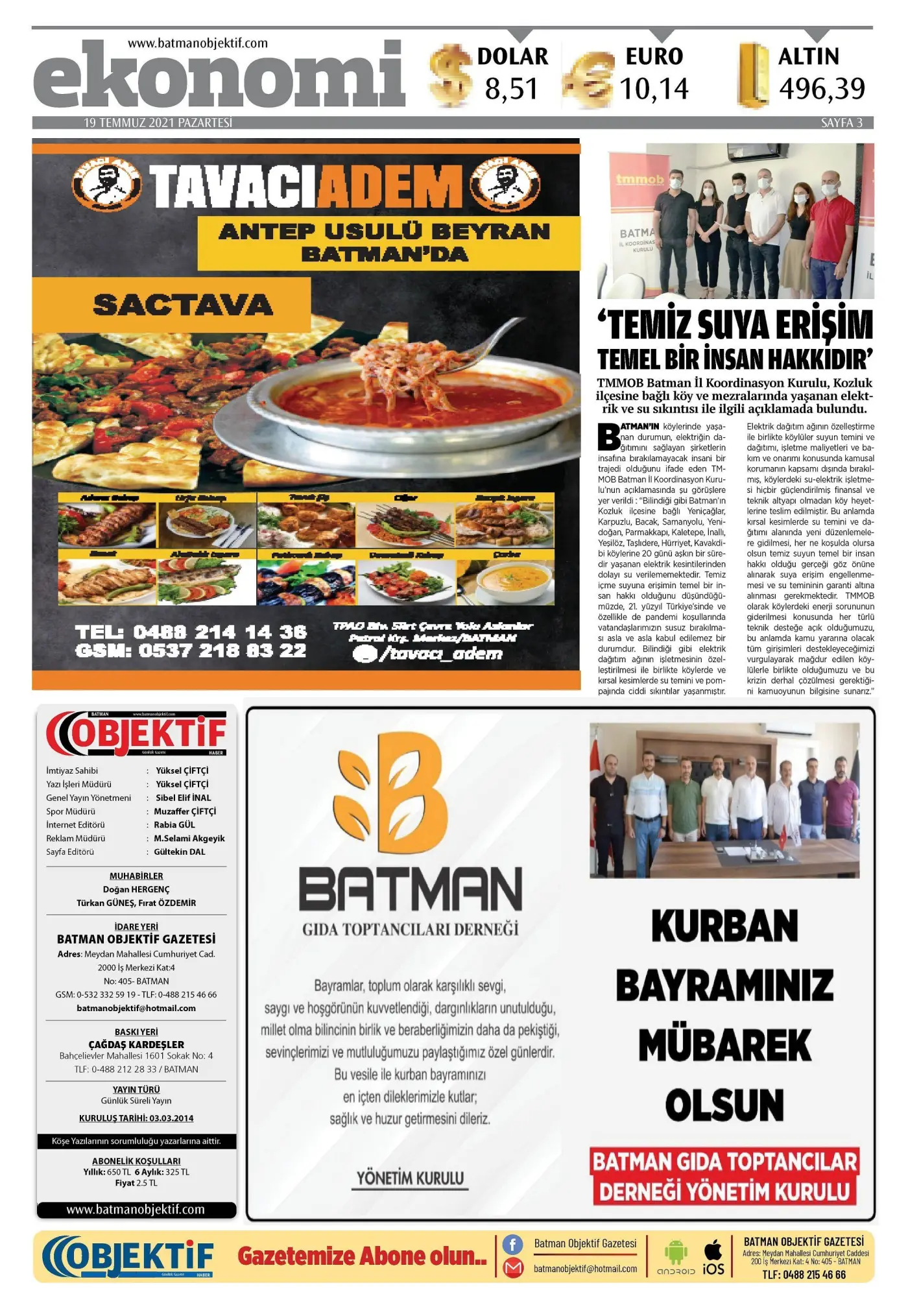 18.07.2021 tarihli sayı, 3. sayfa