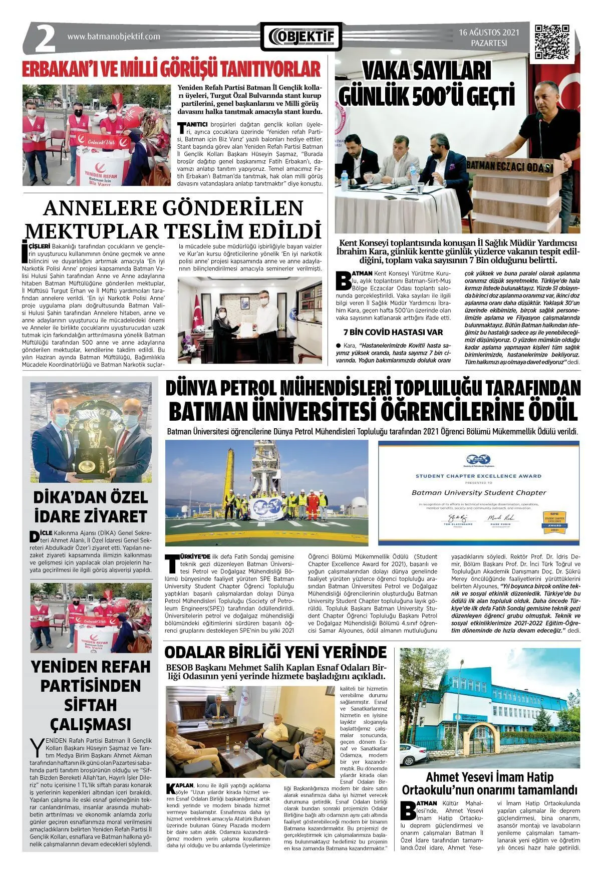 17.08.2021 tarihli sayı, 2. sayfa