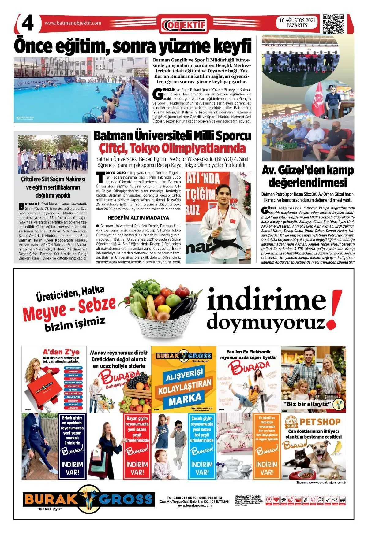 17.08.2021 tarihli sayı, 4. sayfa