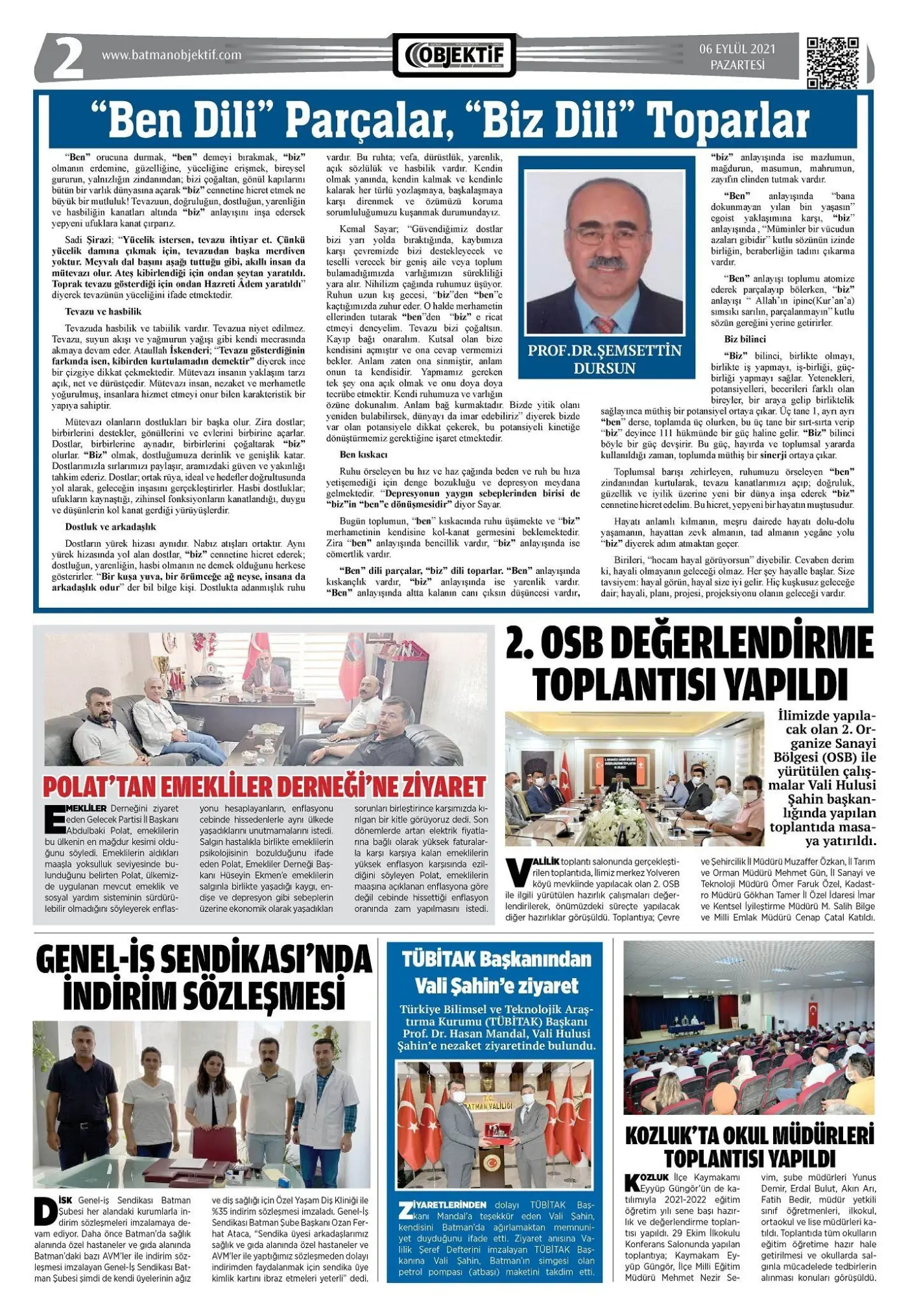 06.09.2021 tarihli sayı, 2. sayfa