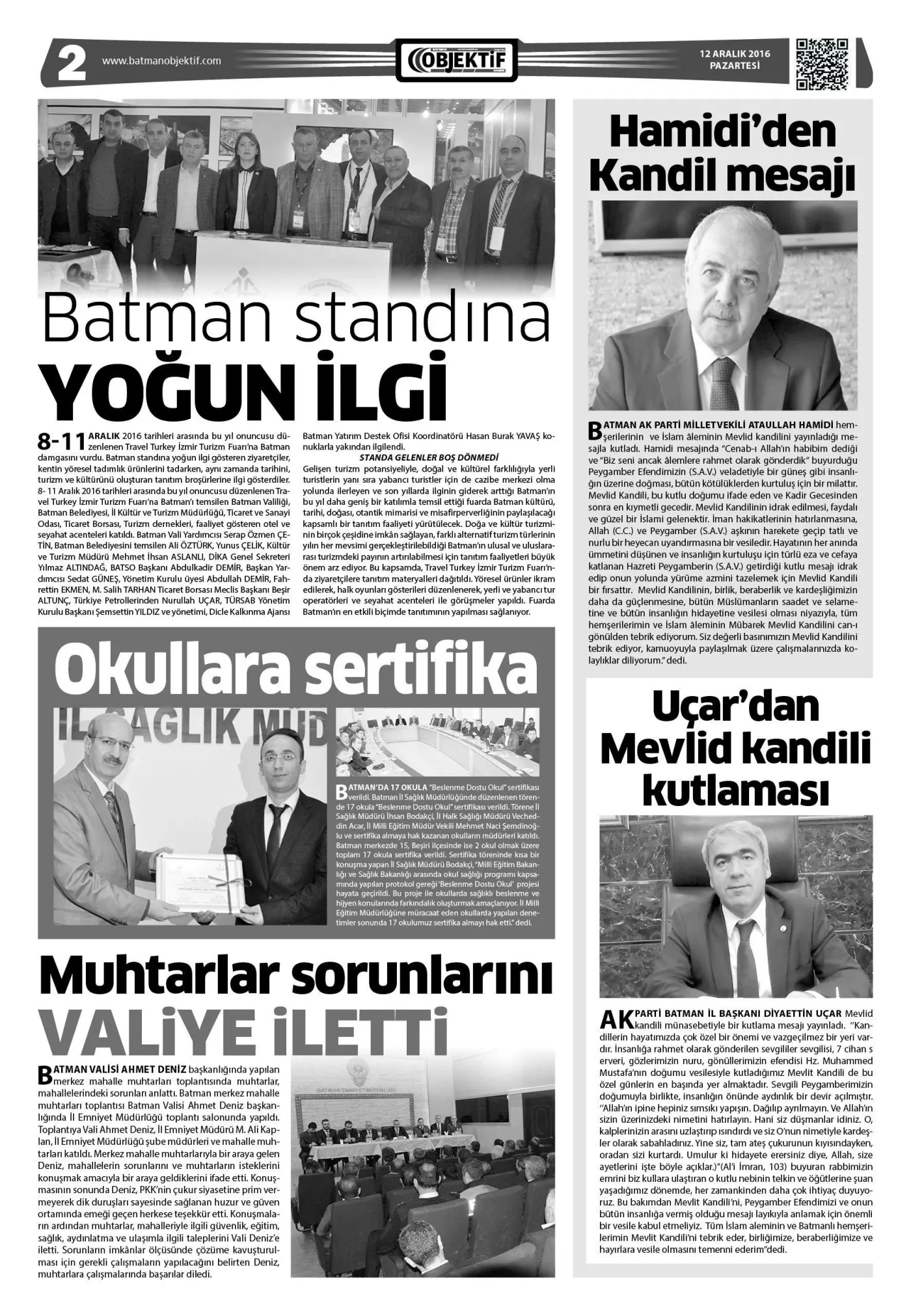 12.12.2016 tarihli sayı, 3. sayfa