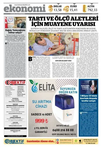 19.01.2022 tarihli sayı, 2. sayfa