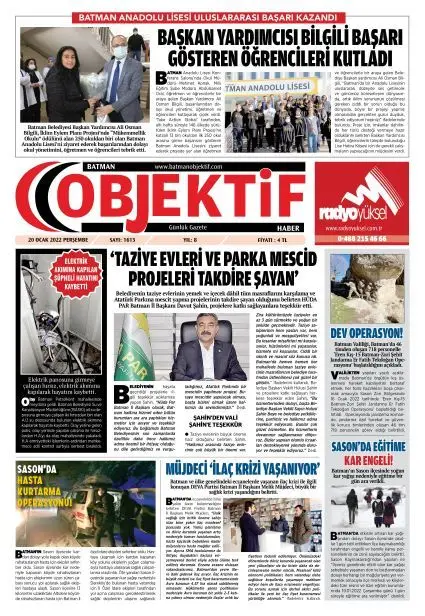 19.01.2022 tarihli sayı, 4. sayfa