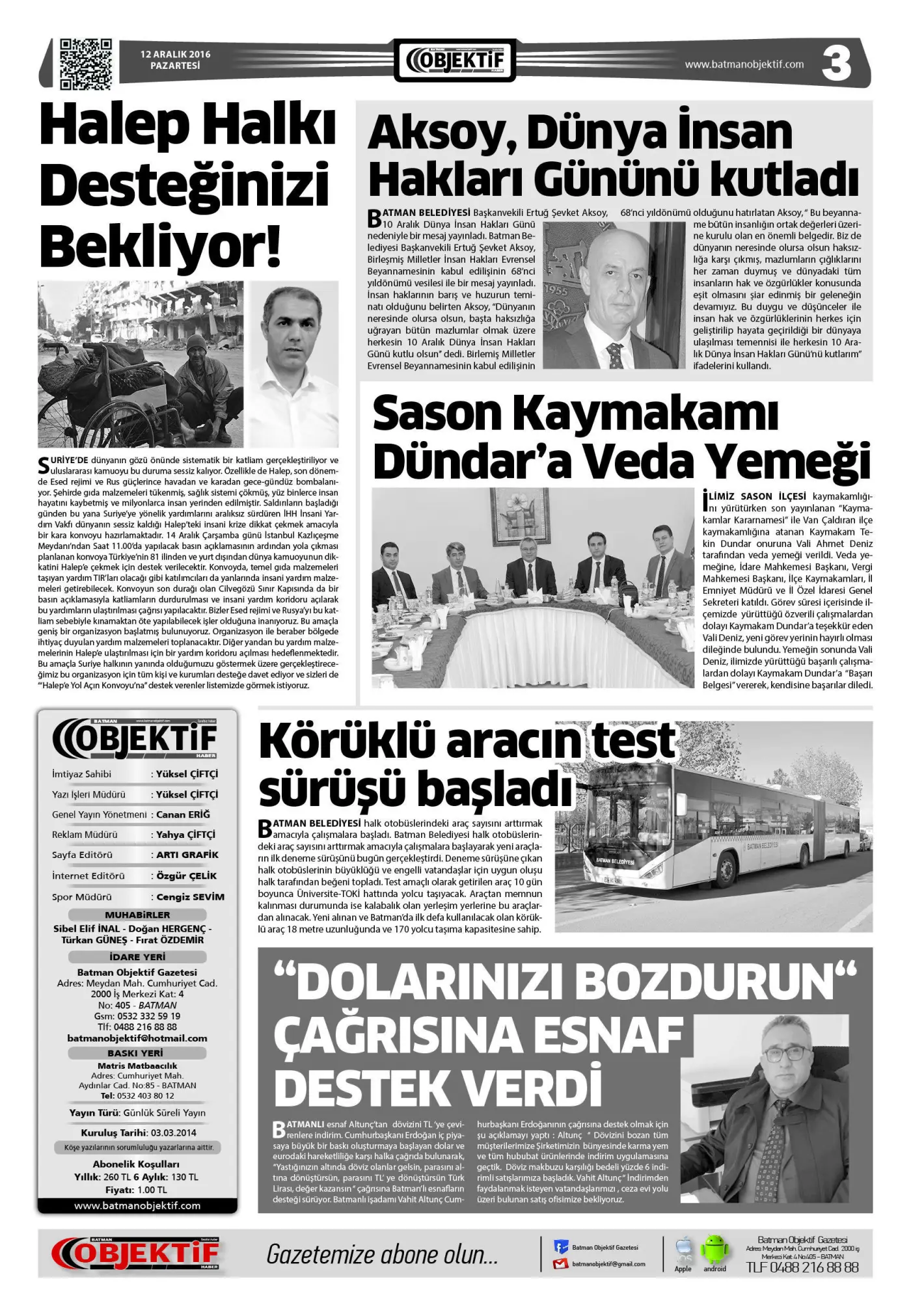 12.12.2016 tarihli sayı, 4. sayfa