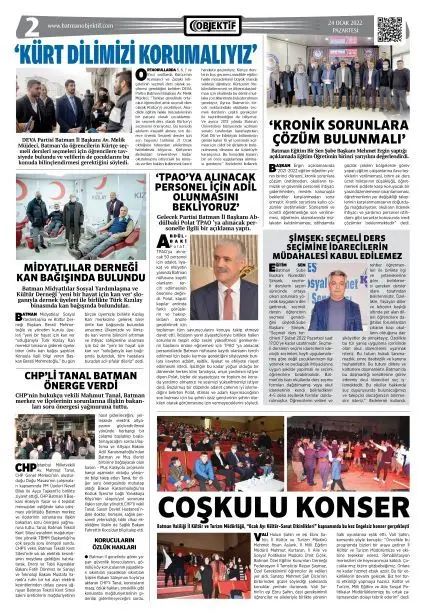 23.01.2022 tarihli sayı, 2. sayfa