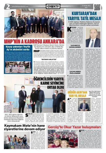 25.01.2022 tarihli sayı, 2. sayfa