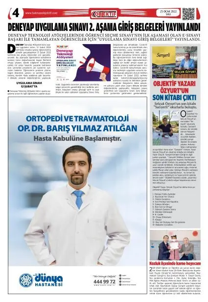 25.01.2022 tarihli sayı, 4. sayfa