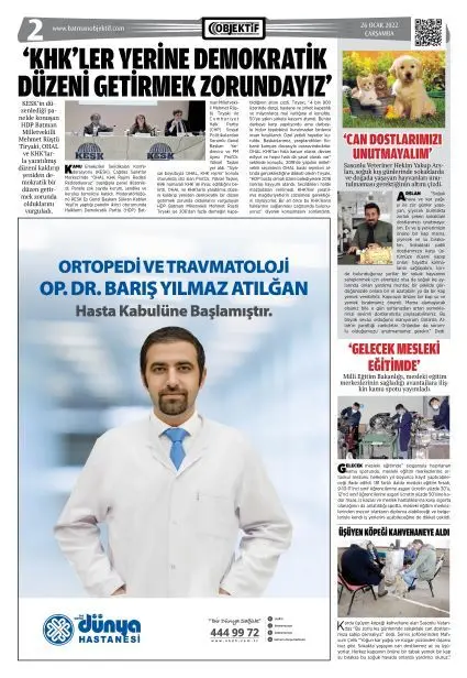 26.01.2022 tarihli sayı, 2. sayfa