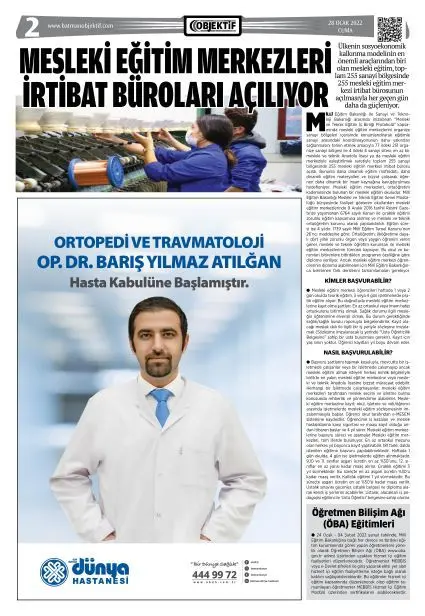27.01.2022 tarihli sayı, 2. sayfa