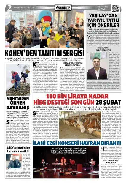 02.02.2022 tarihli sayı, 2. sayfa
