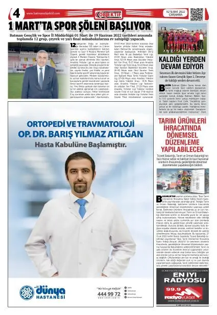 02.02.2022 tarihli sayı, 4. sayfa