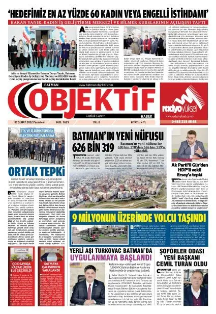 06.02.2022 tarihli sayı, 2. sayfa