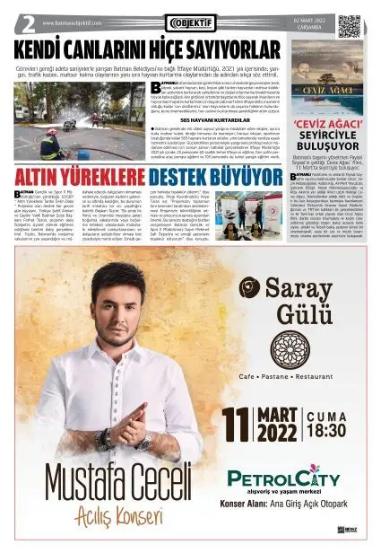 02.03.2022 tarihli sayı, 2. sayfa
