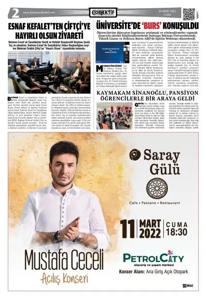04.03.2022 tarihli sayı, 2. sayfa