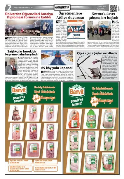 17.03.2022 tarihli sayı, 2. sayfa