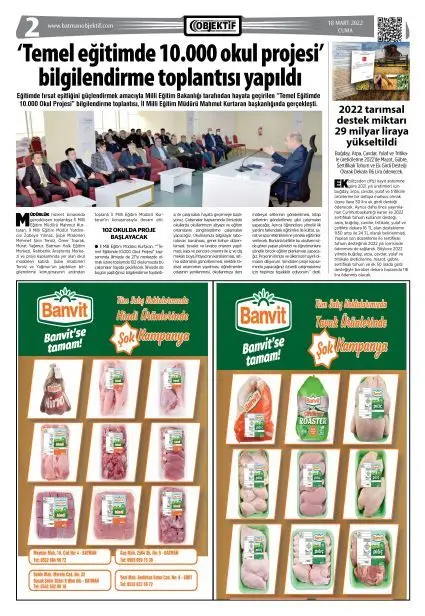 18.03.2022 tarihli sayı, 2. sayfa