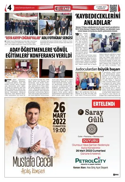 21.03.2022 tarihli sayı, 4. sayfa