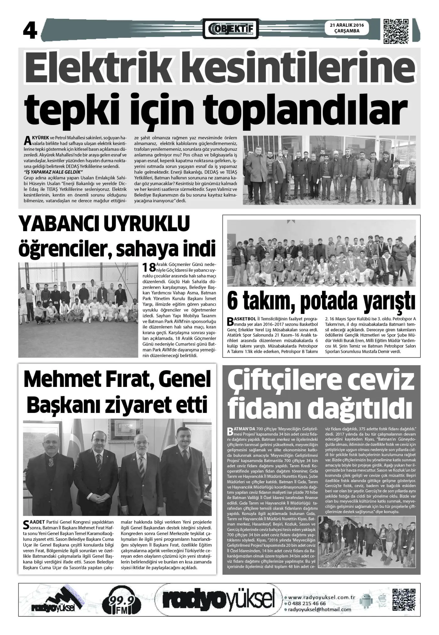 20.12.2016 tarihli sayı, 4. sayfa