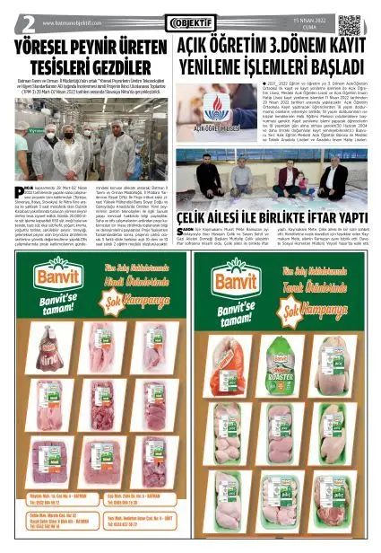 16.04.2022 tarihli sayı, 2. sayfa