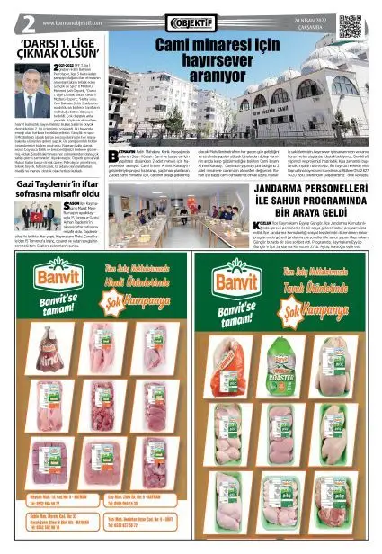 21.04.2022 tarihli sayı, 2. sayfa