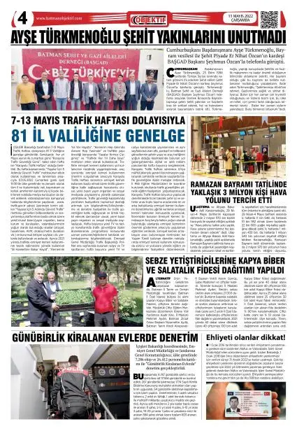 11.05.2022 tarihli sayı, 4. sayfa