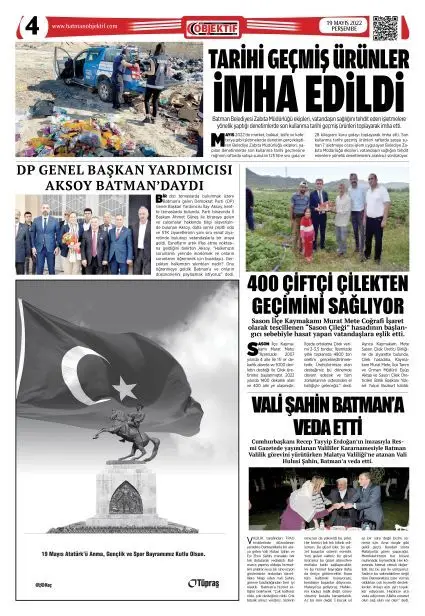 19.05.2022 tarihli sayı, 4. sayfa