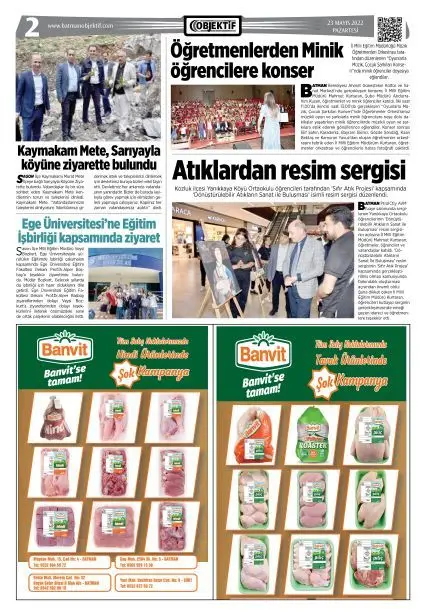 23.05.2022 tarihli sayı, 2. sayfa
