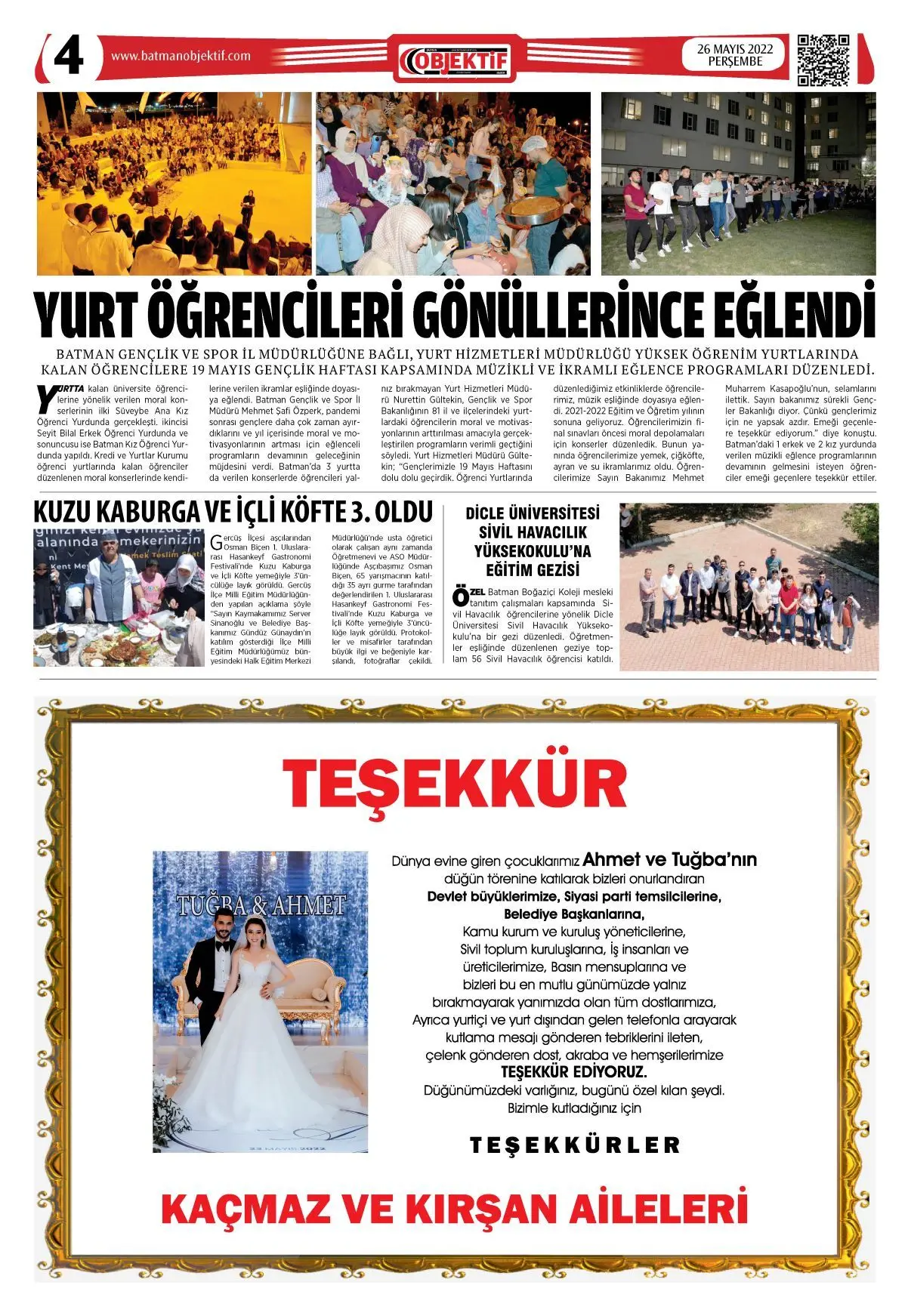 26.05.2022 tarihli sayı, 4. sayfa