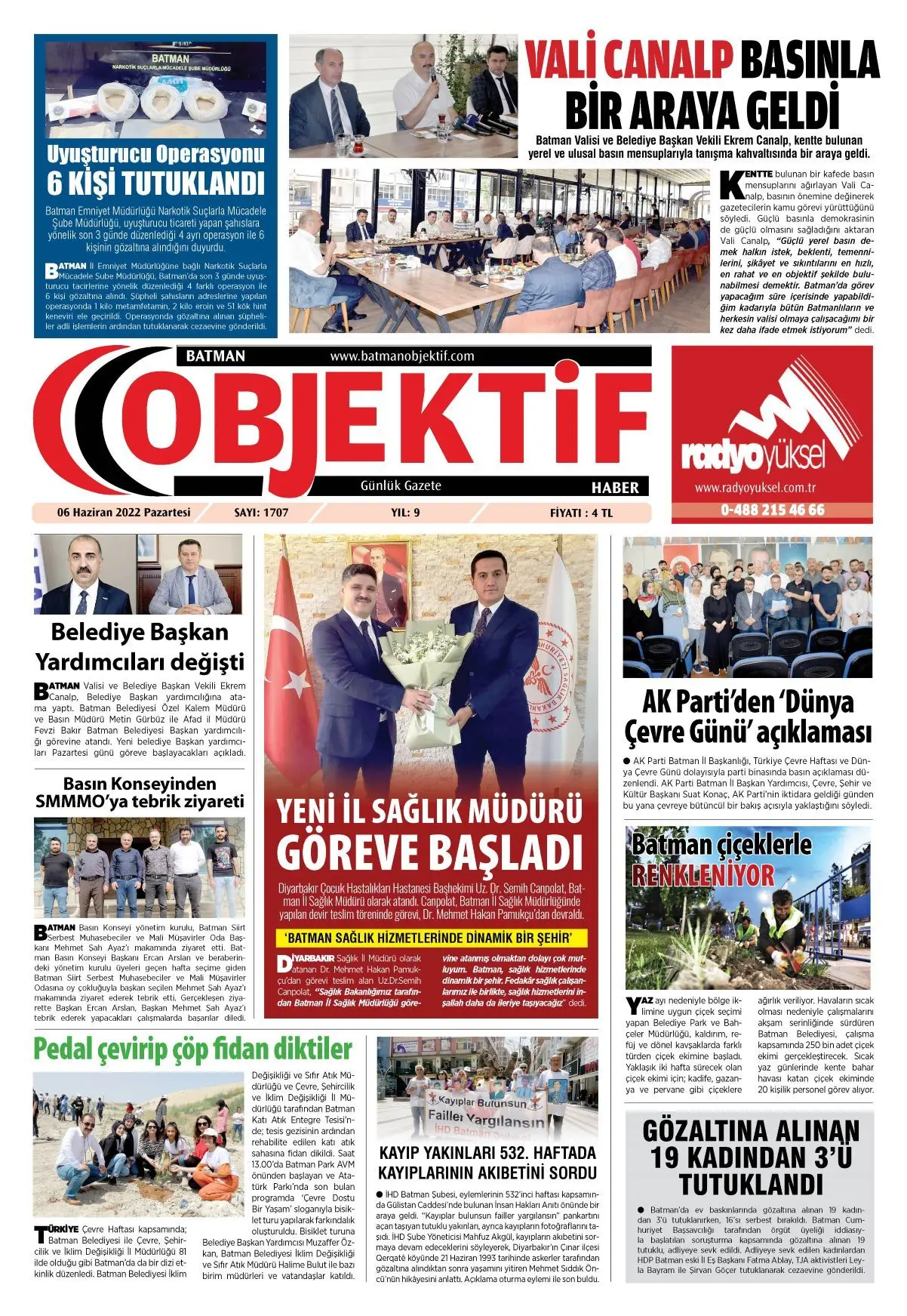 06.06.2022 tarihli sayı, 1. sayfa