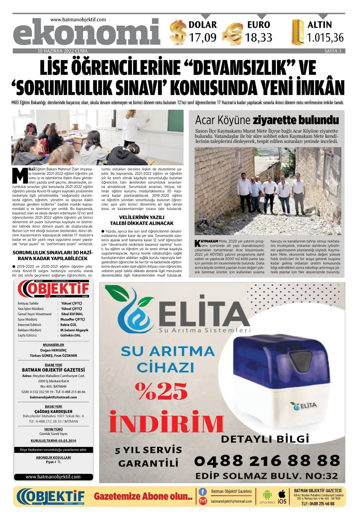 11.06.2022 tarihli sayı, 3. sayfa