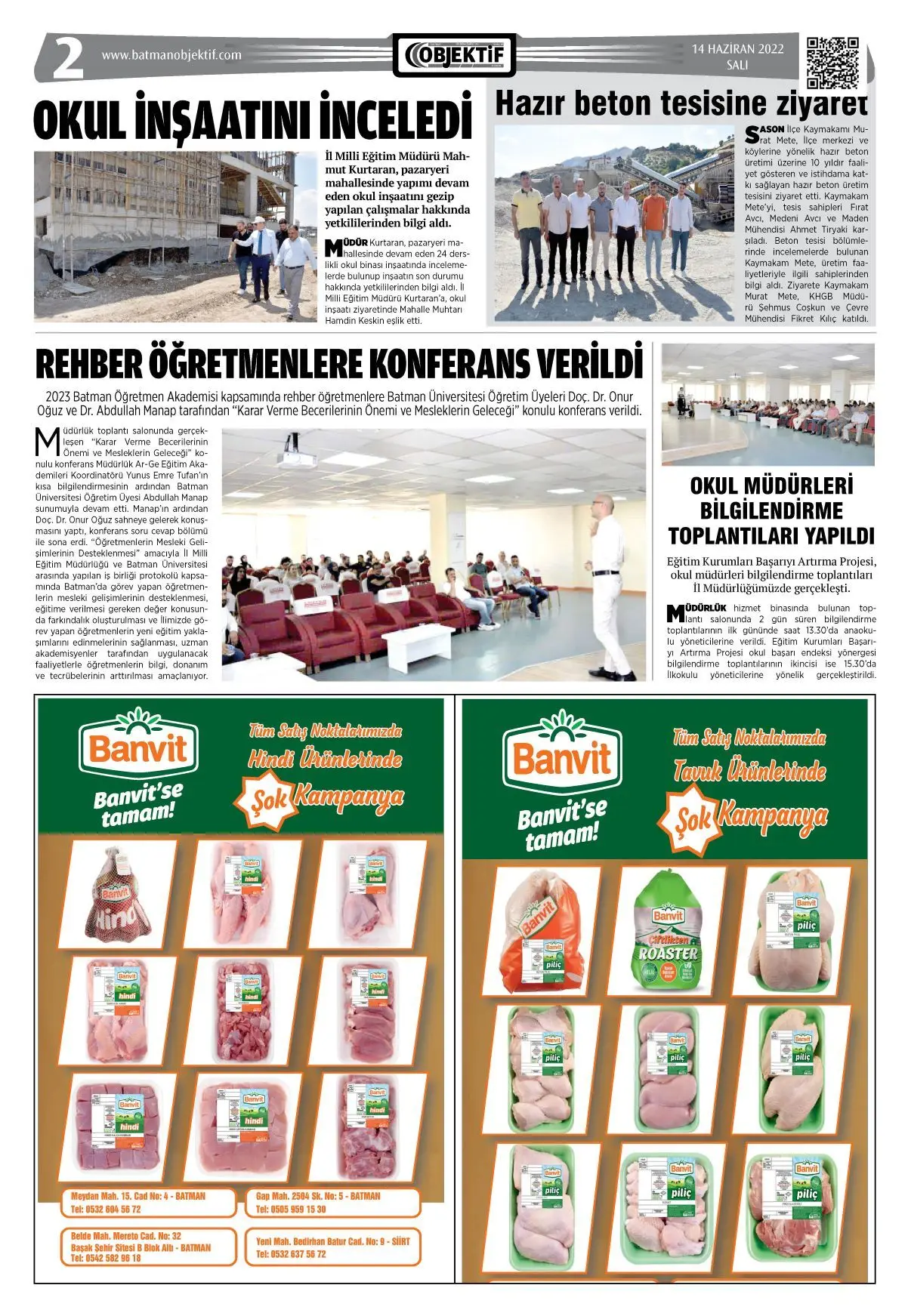 15.06.2022 tarihli sayı, 2. sayfa