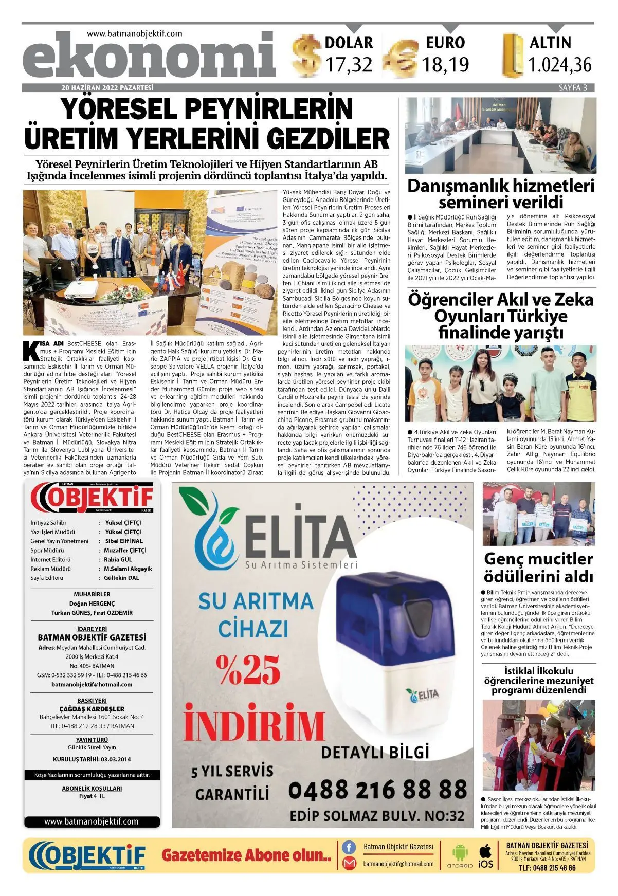 20.06.2022 tarihli sayı, 3. sayfa