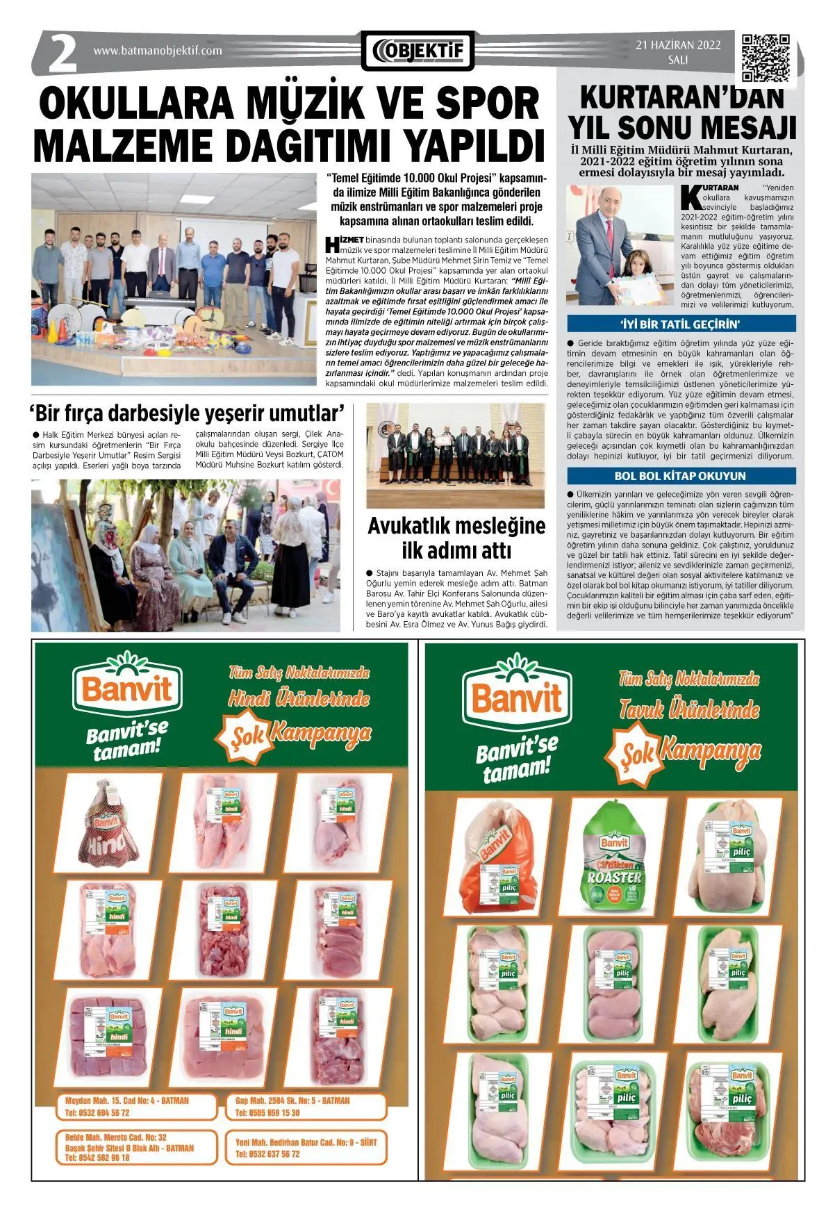 22.06.2022 tarihli sayı, 2. sayfa