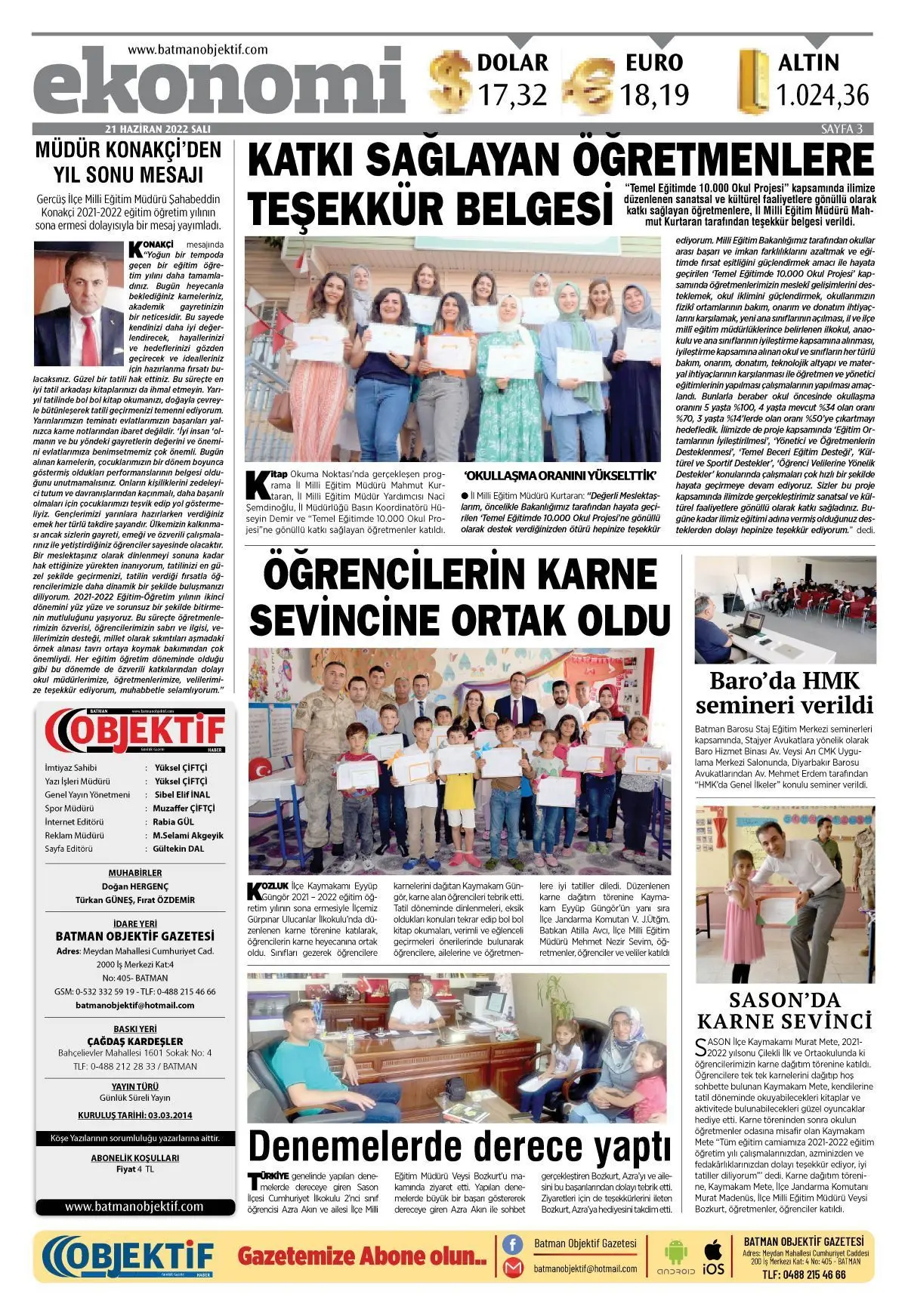 22.06.2022 tarihli sayı, 3. sayfa