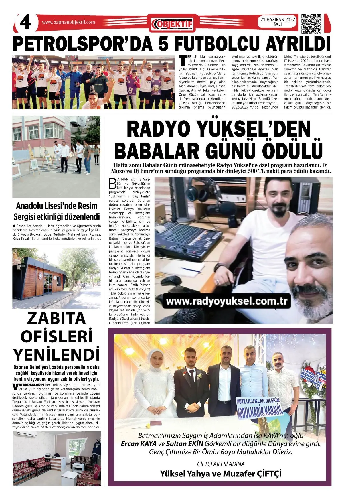 22.06.2022 tarihli sayı, 4. sayfa