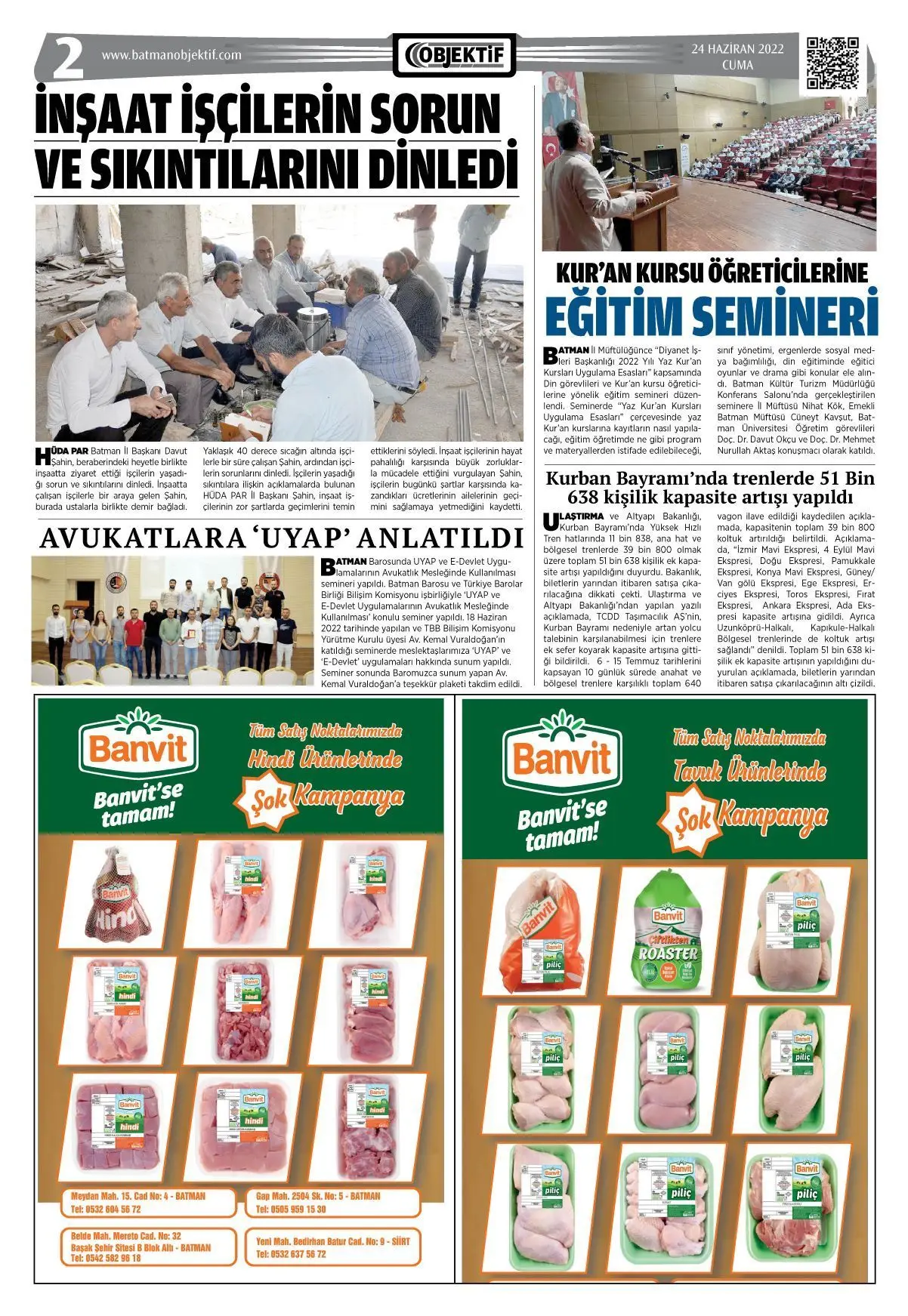 23.06.2022 tarihli sayı, 2. sayfa