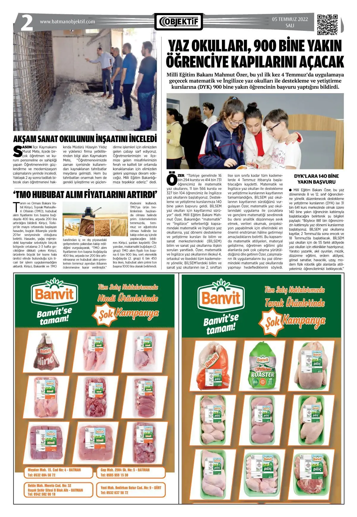 05.07.2022 tarihli sayı, 2. sayfa