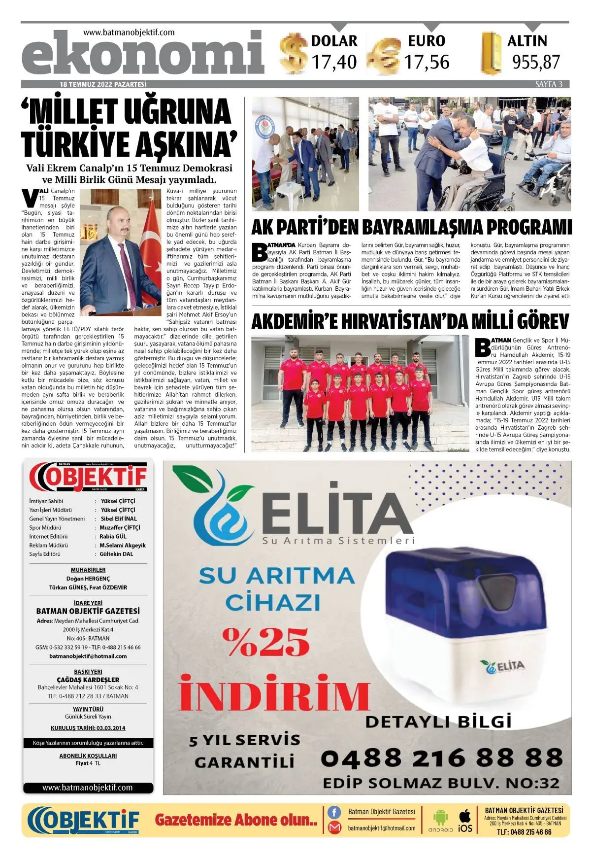 17.07.2022 tarihli sayı, 3. sayfa