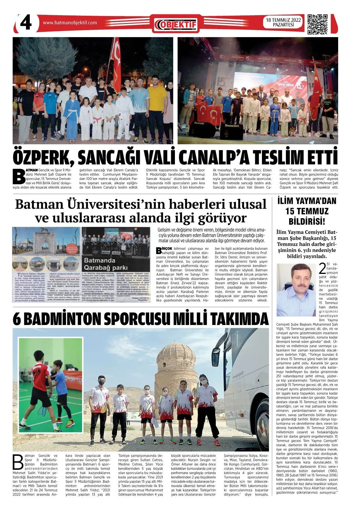 17.07.2022 tarihli sayı, 4. sayfa