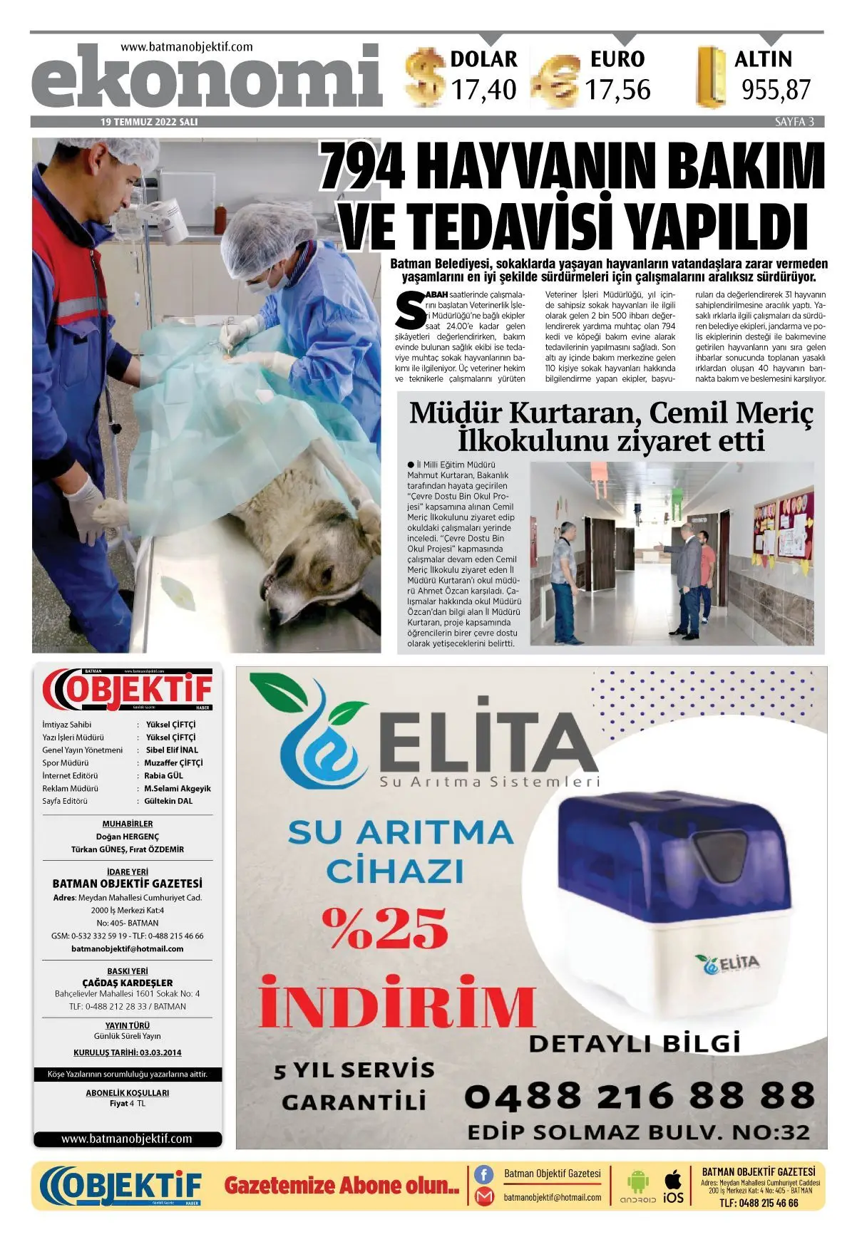 18.07.2022 tarihli sayı, 3. sayfa