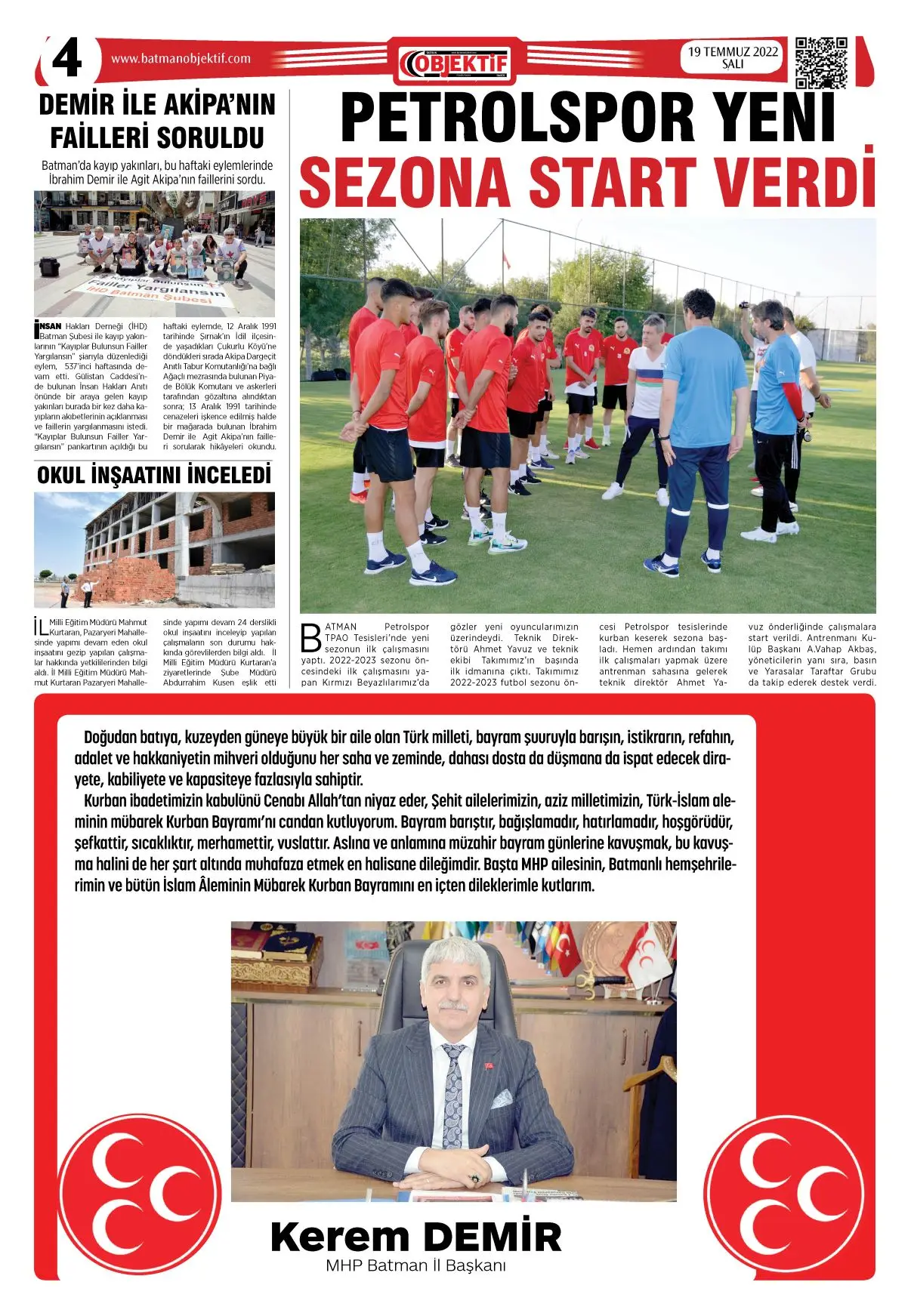 18.07.2022 tarihli sayı, 4. sayfa