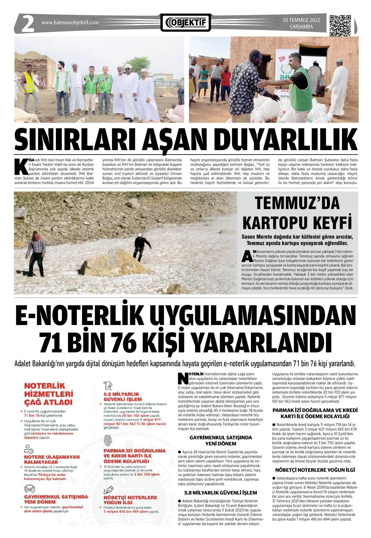 19.07.2022 tarihli sayı, 2. sayfa