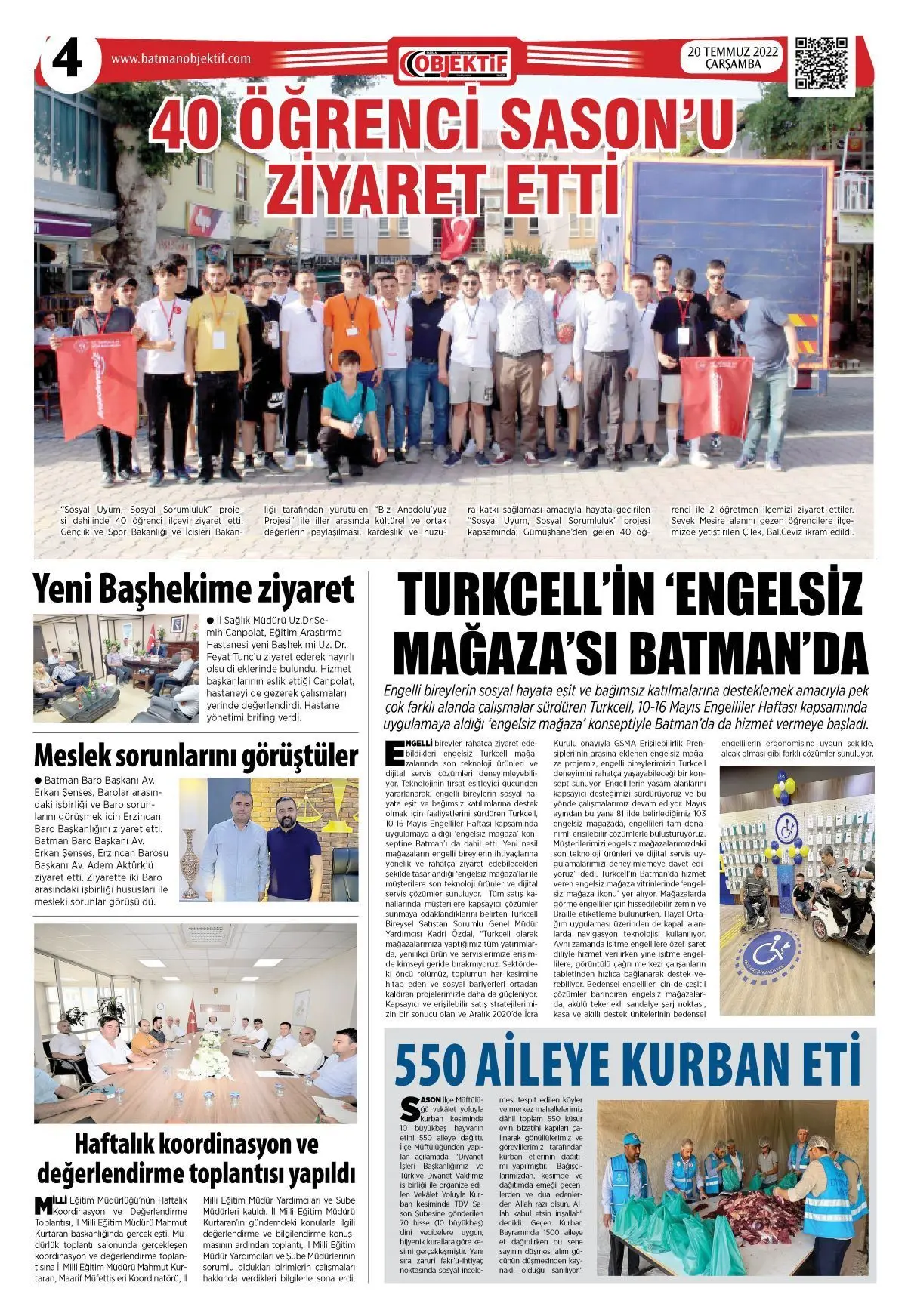 19.07.2022 tarihli sayı, 4. sayfa