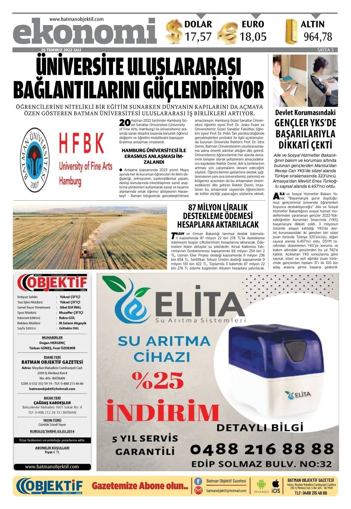 27.07.2022 tarihli sayı, 3. sayfa