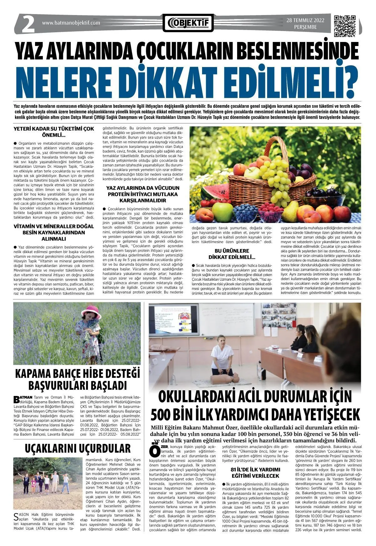 29.07.2022 tarihli sayı, 2. sayfa