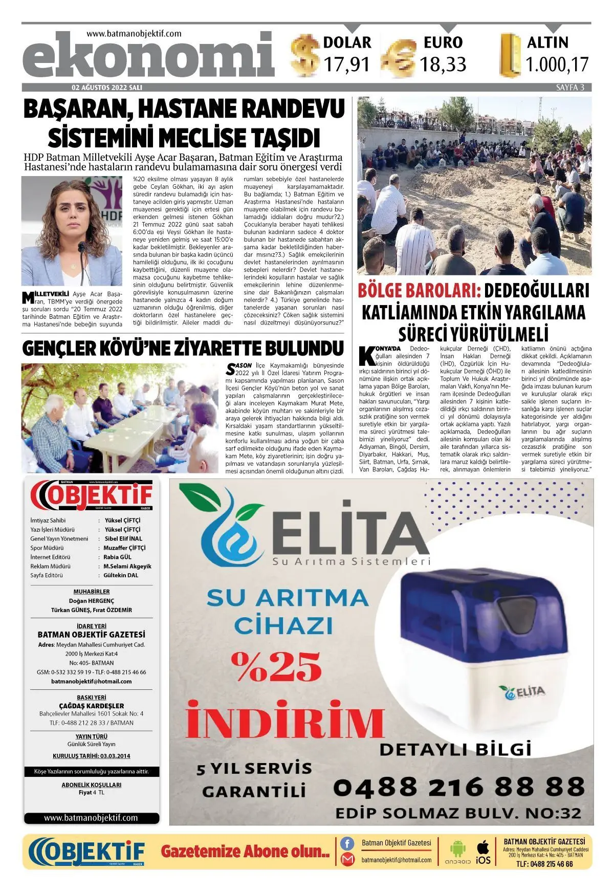 02.08.2022 tarihli sayı, 3. sayfa