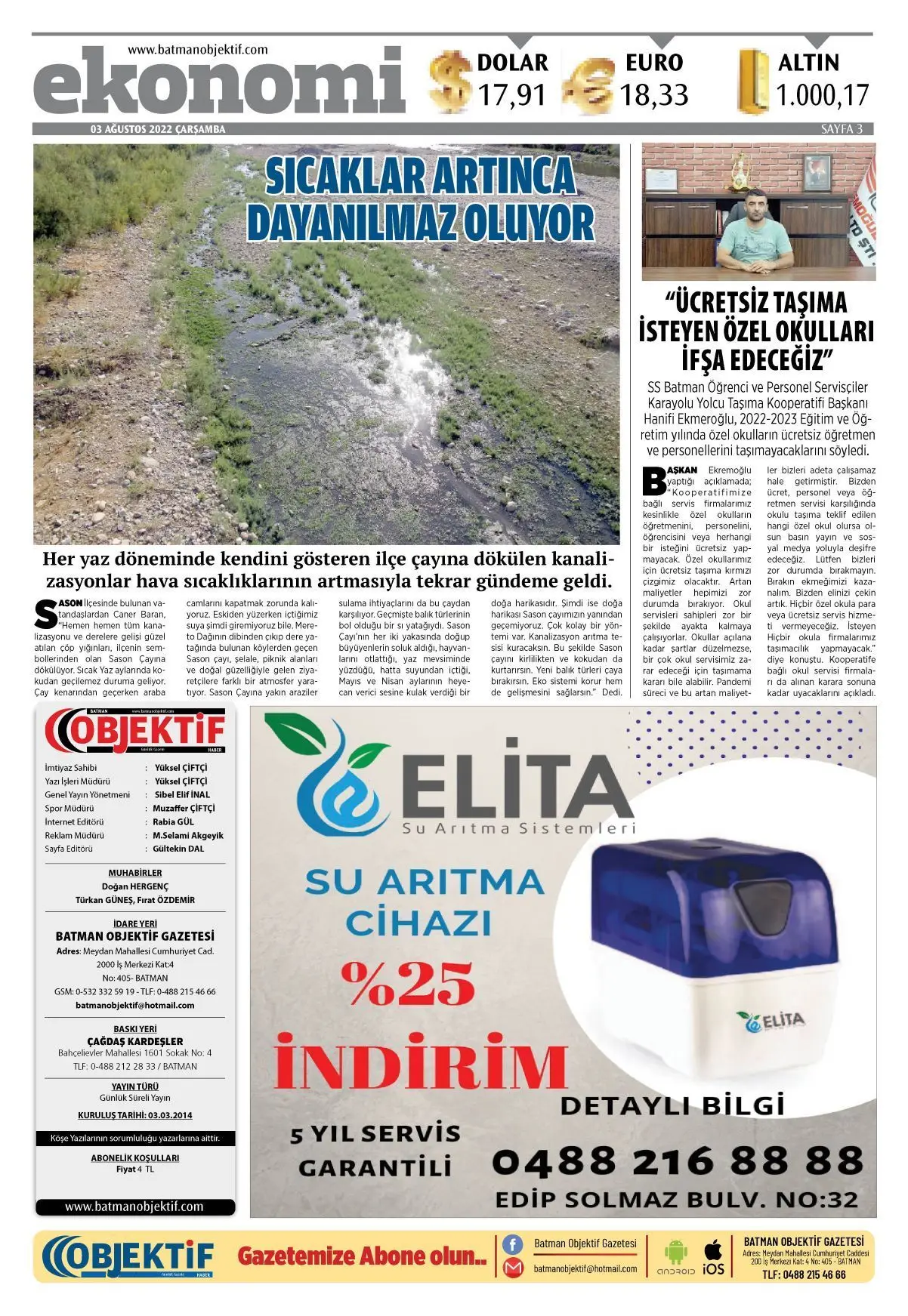 03.08.2022 tarihli sayı, 3. sayfa